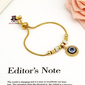 18k Gold Plated Adjustable Bracelet